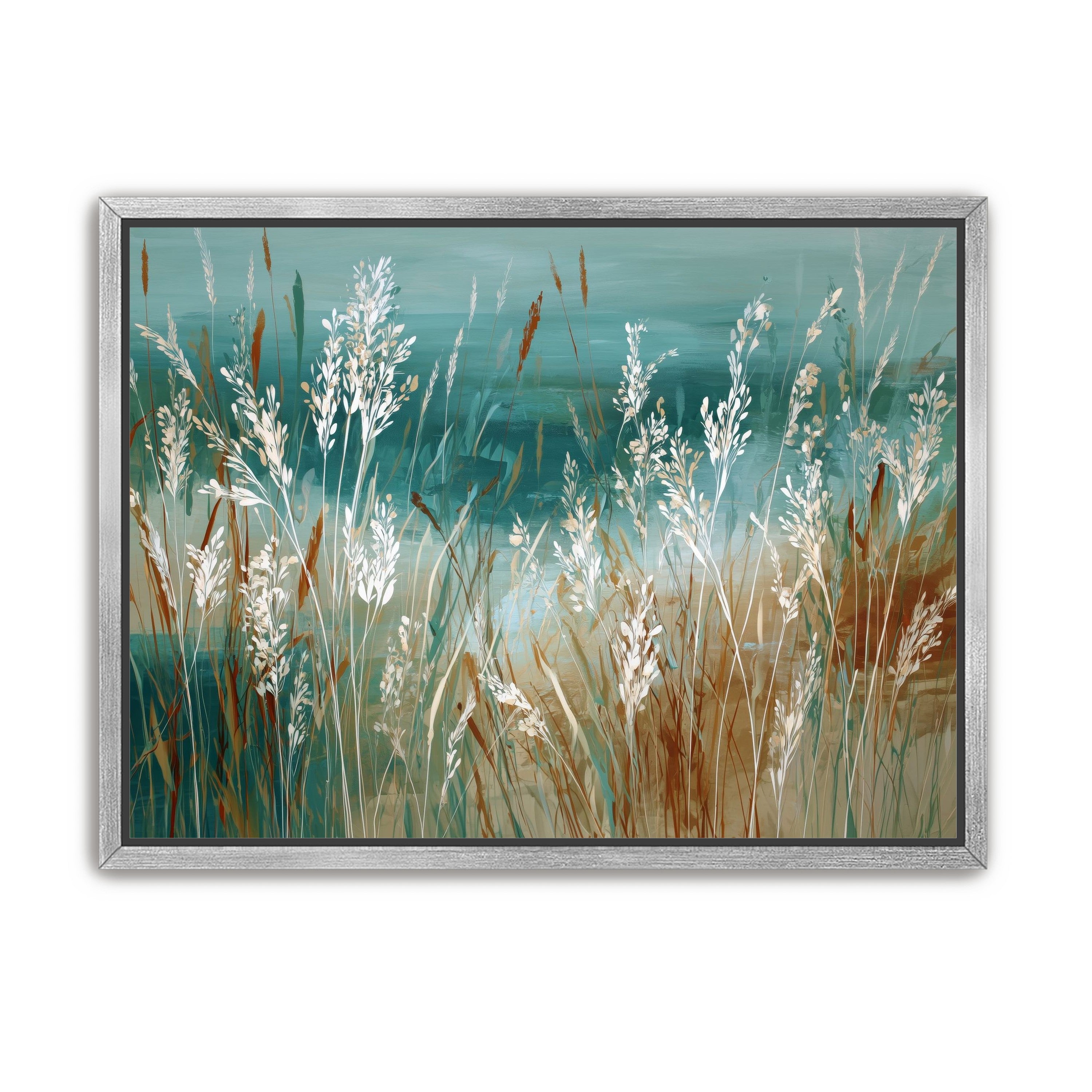 White Meadow Grasses Before Water |