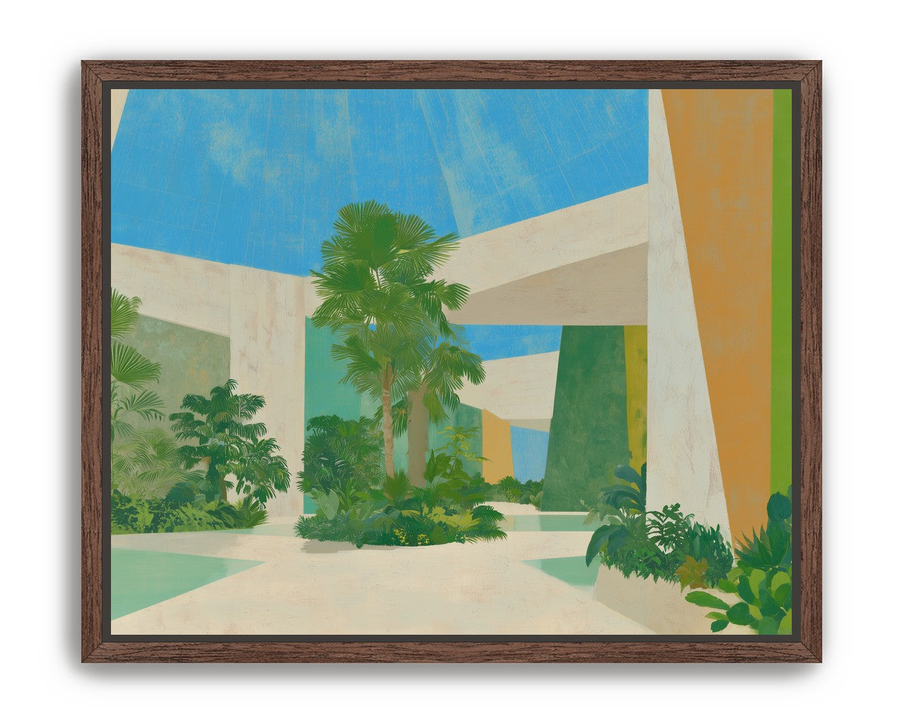 Palm shade in the atrium
