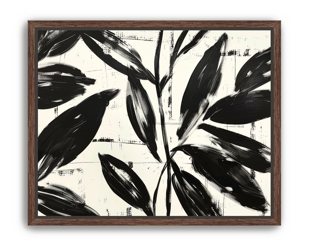 Leaves in black sweep