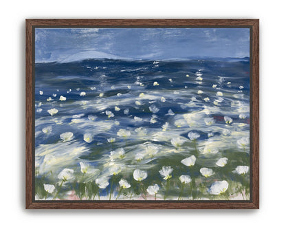 White flowers under blue sky