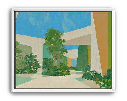 Palm shade in the atrium