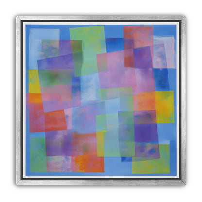 Blue field under shifting pastels