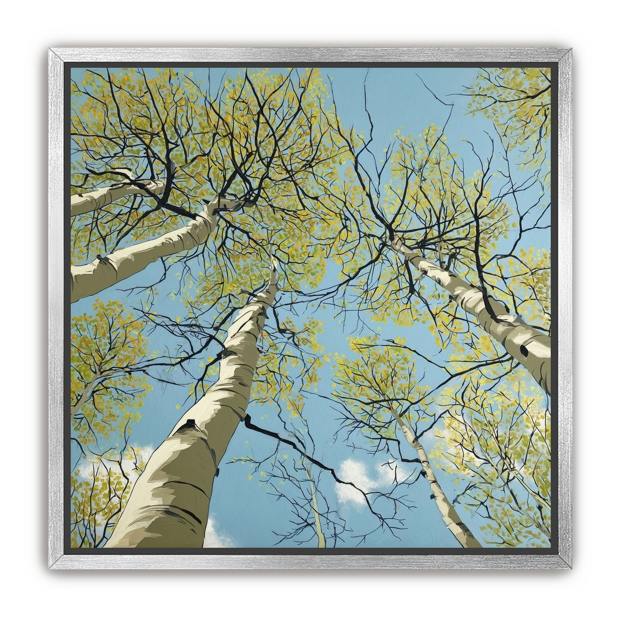 Yellow Leaves Against the Sky