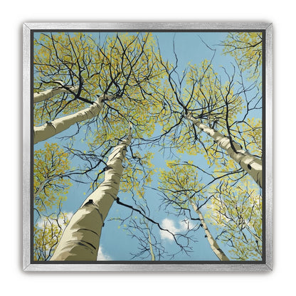 Yellow Leaves Against the Sky