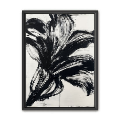 Black surge on white grid