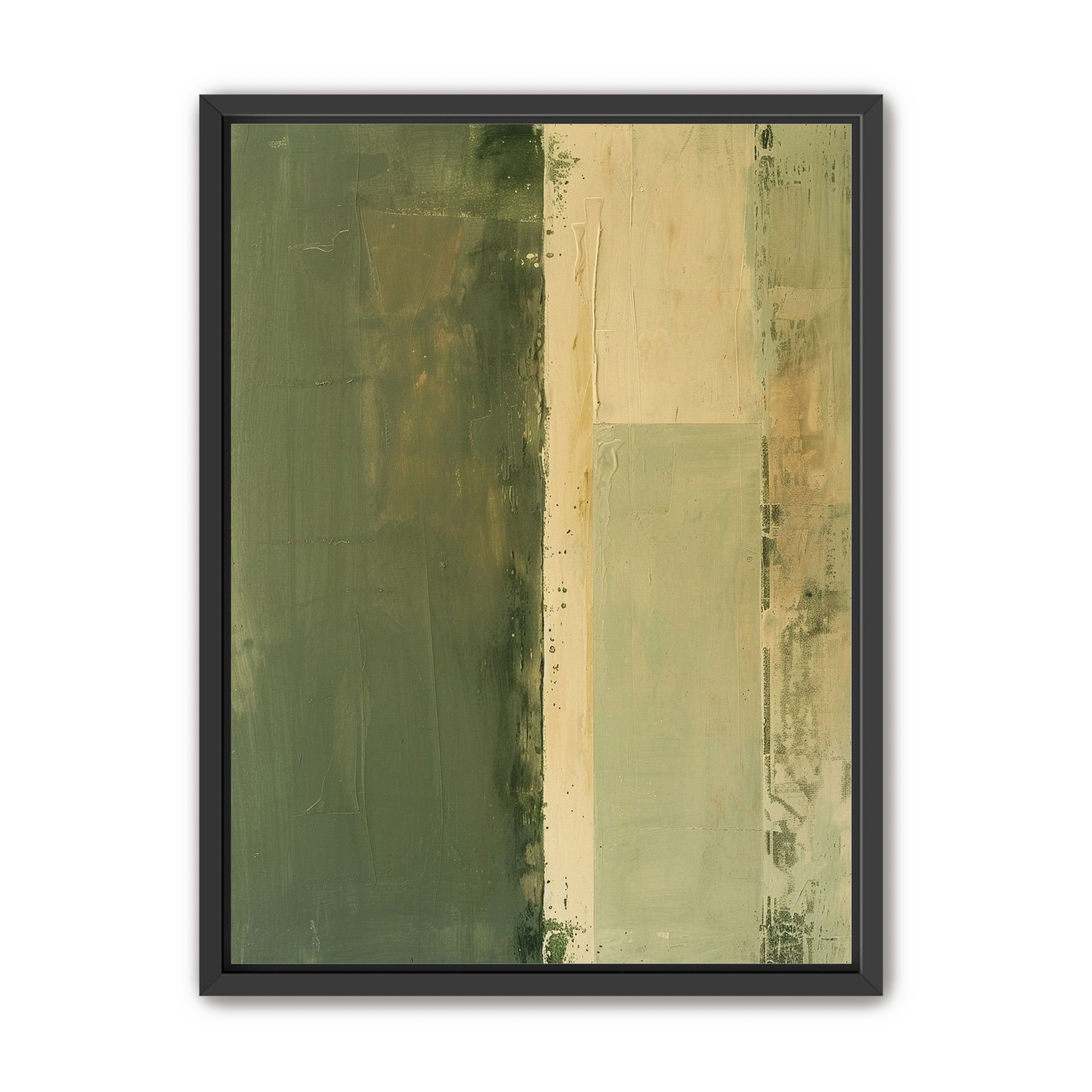 Pale seam in olive field