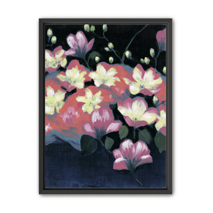 Flowers waking in the dark
