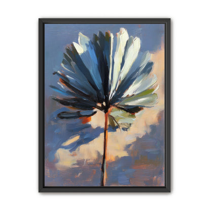Veined Leaf in Thick Paint