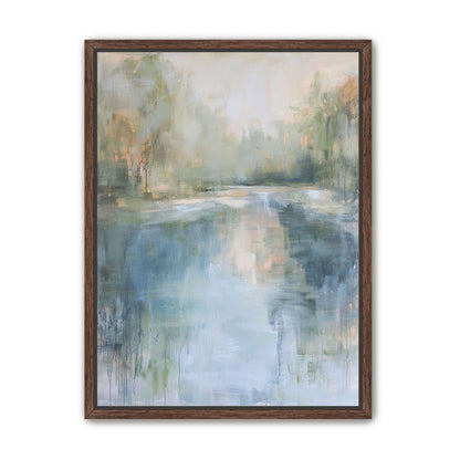 Mist over the river bend