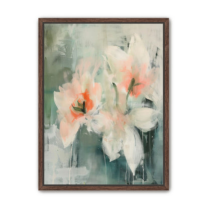 Pale blooms in quiet paint