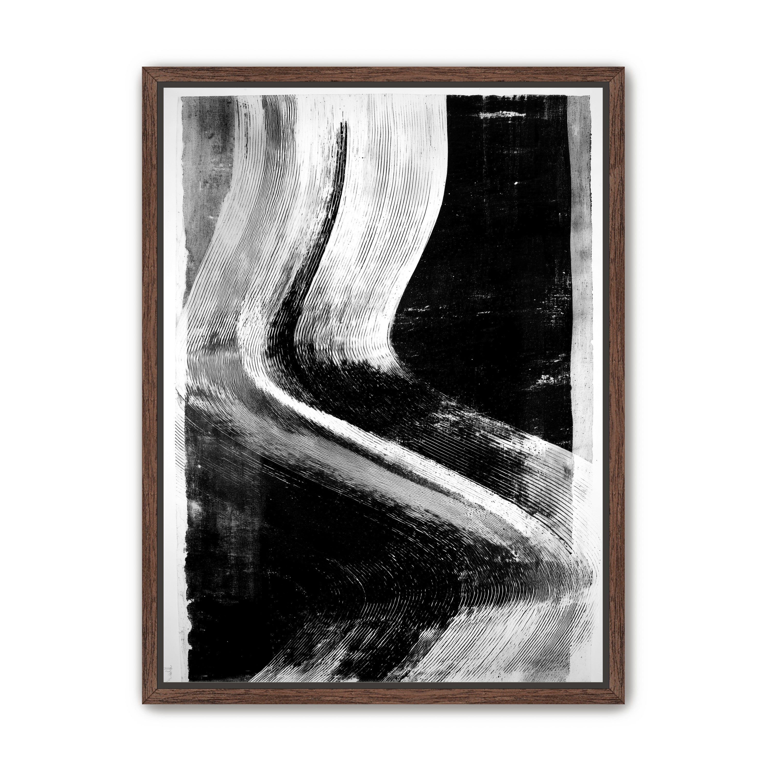 White sweep through black