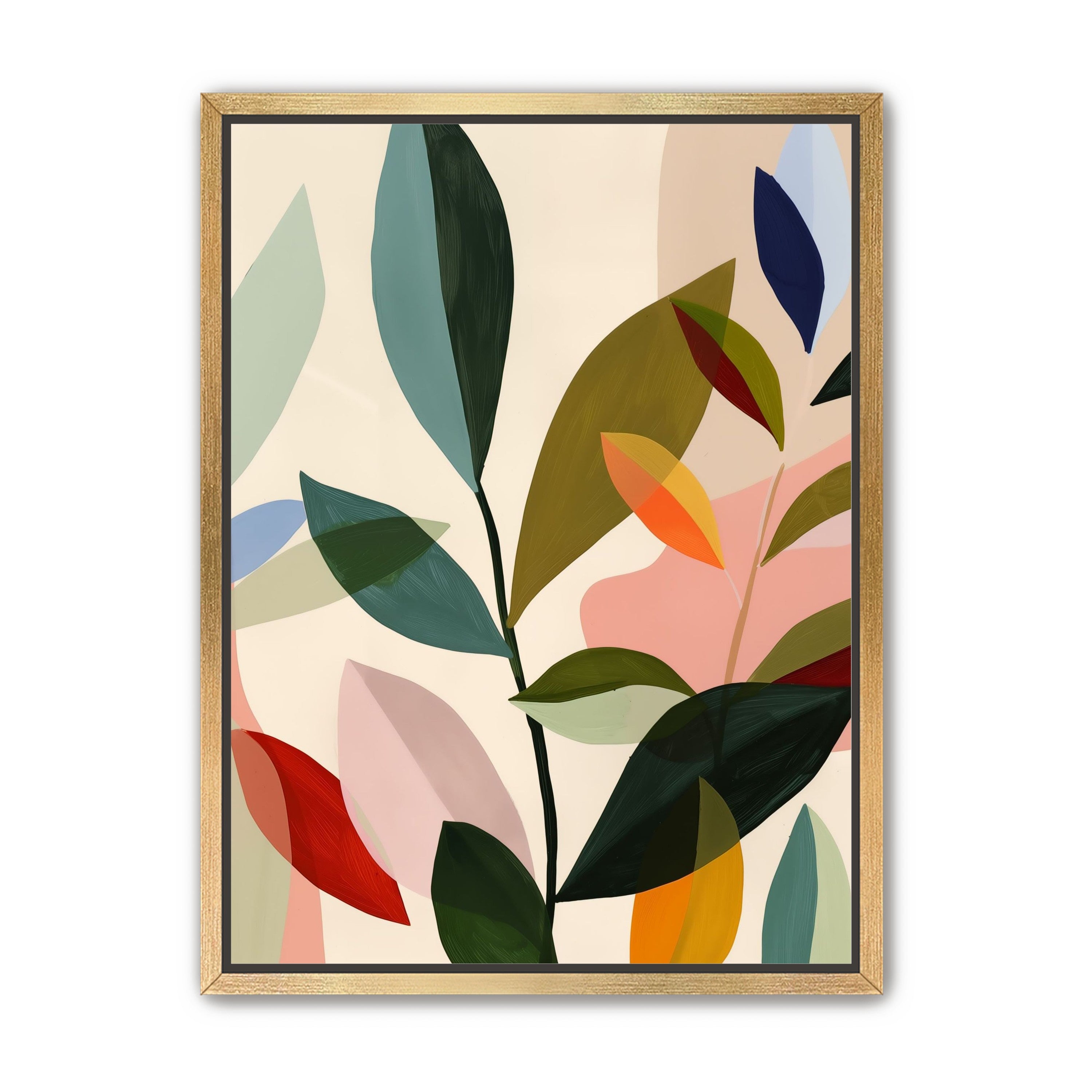 Cluster of Painted Leaves