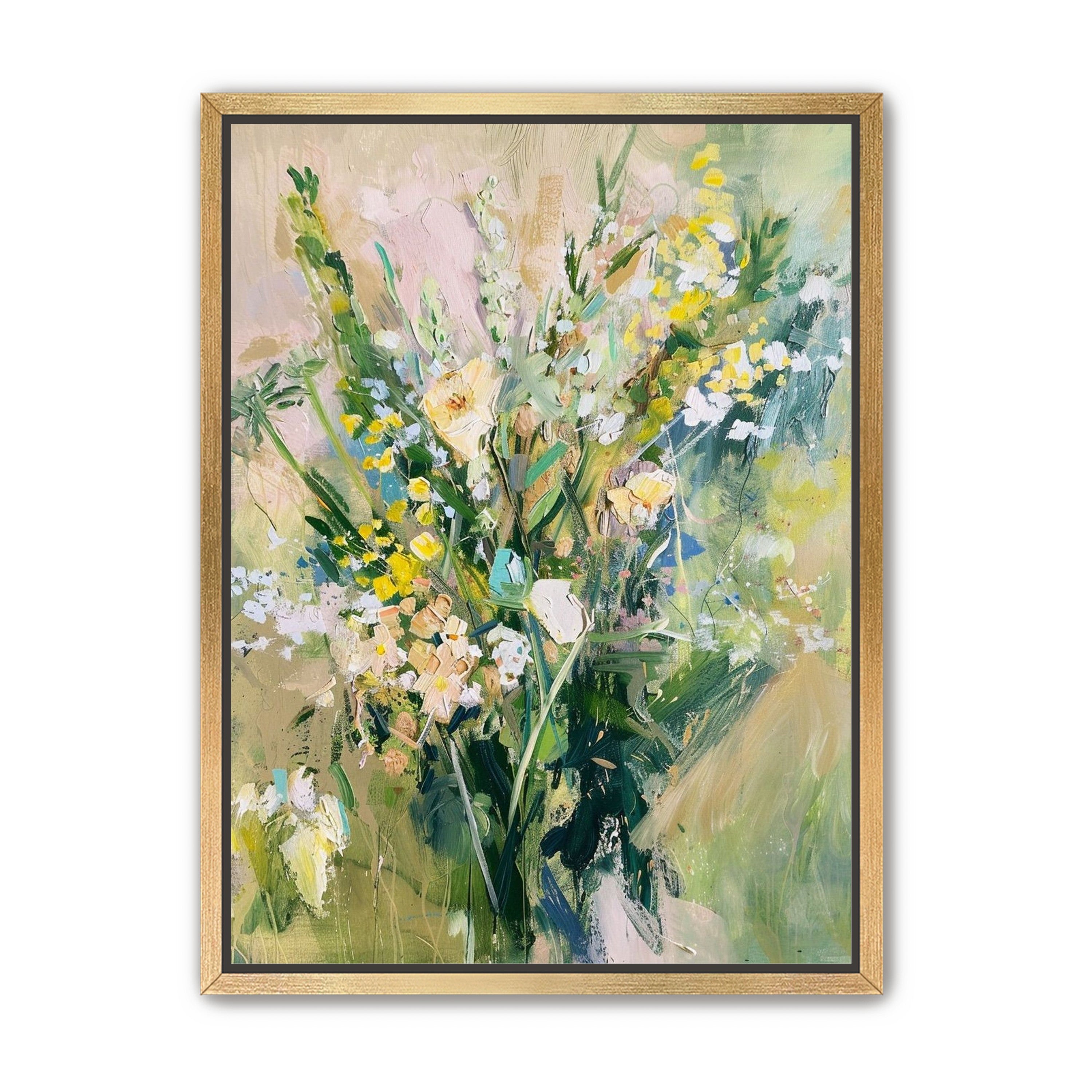 Wildflowers leaning into light