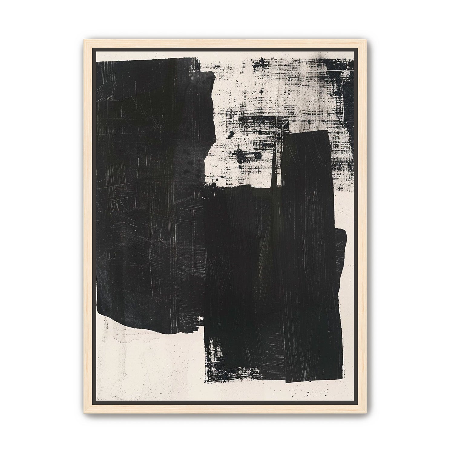 Black mass against the grain