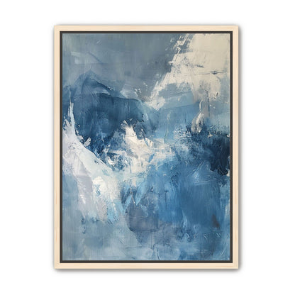 Blue slipping into white