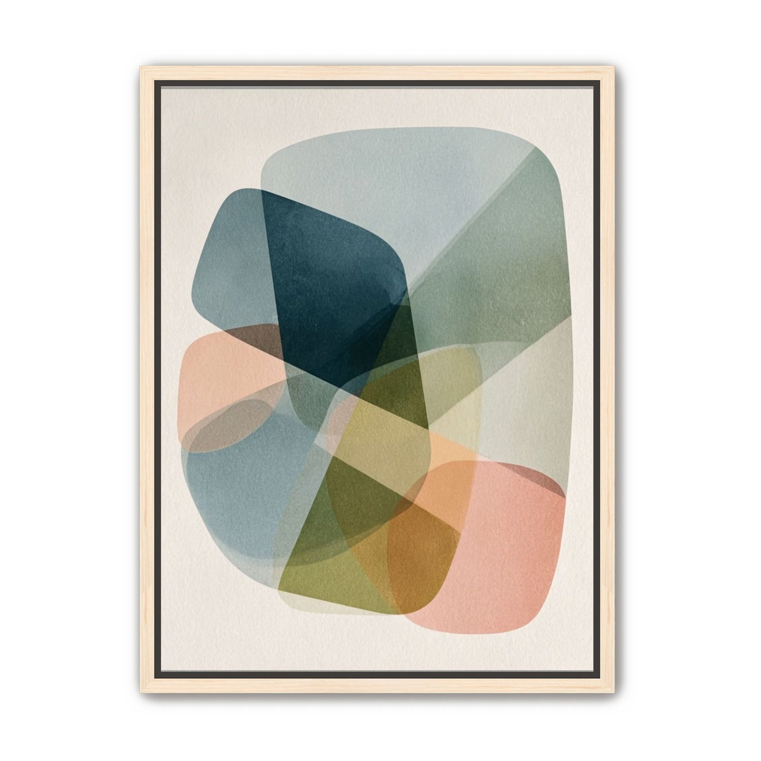 Layered translucent blocks