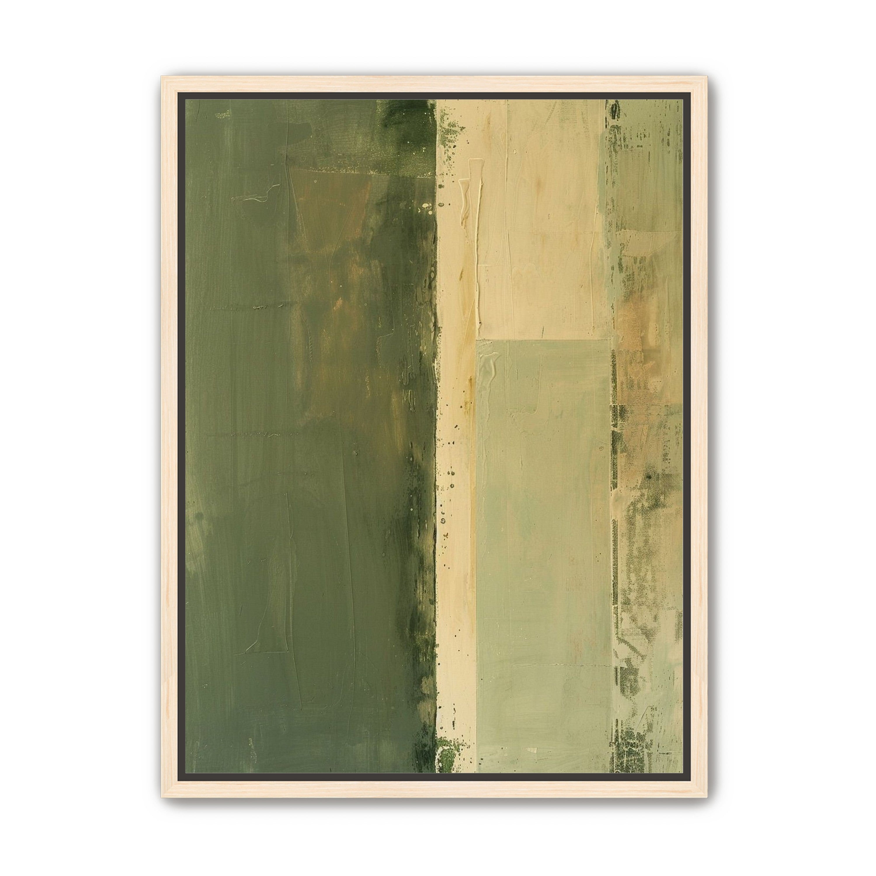 Pale seam in olive field