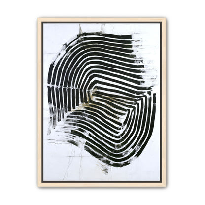 Black bands turning inward