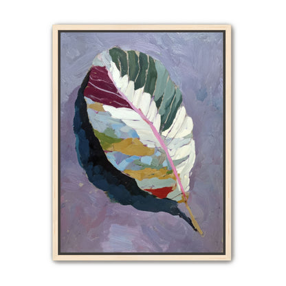 Leaf Form with Divided Color