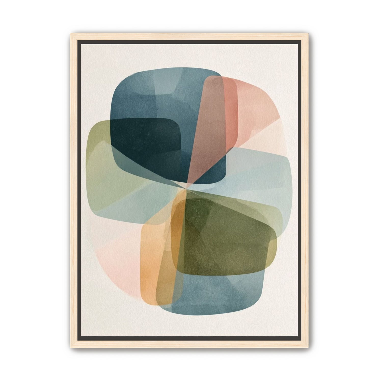Teal turns through ochre