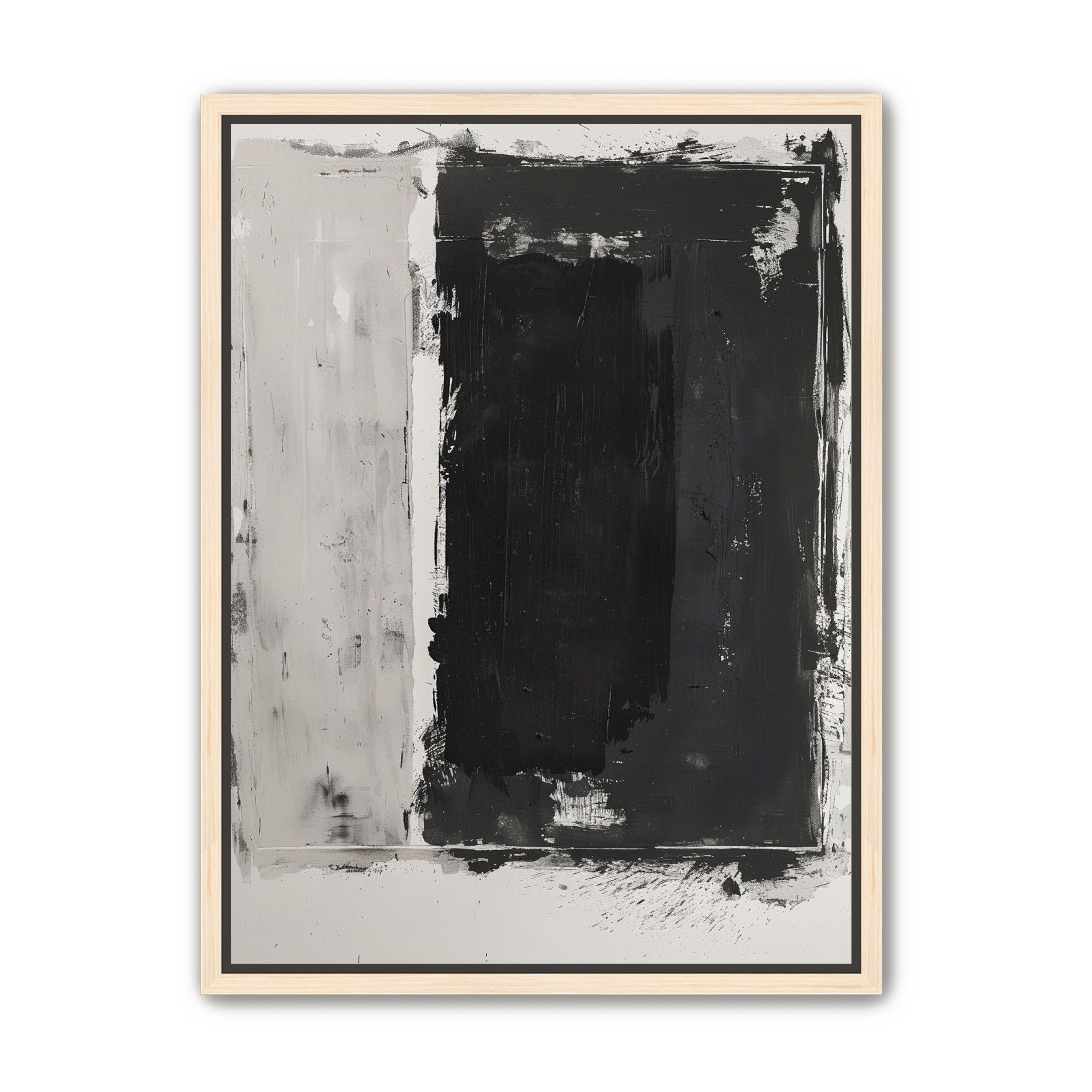 Black weight on gray ground