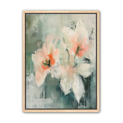 Pale blooms in quiet paint