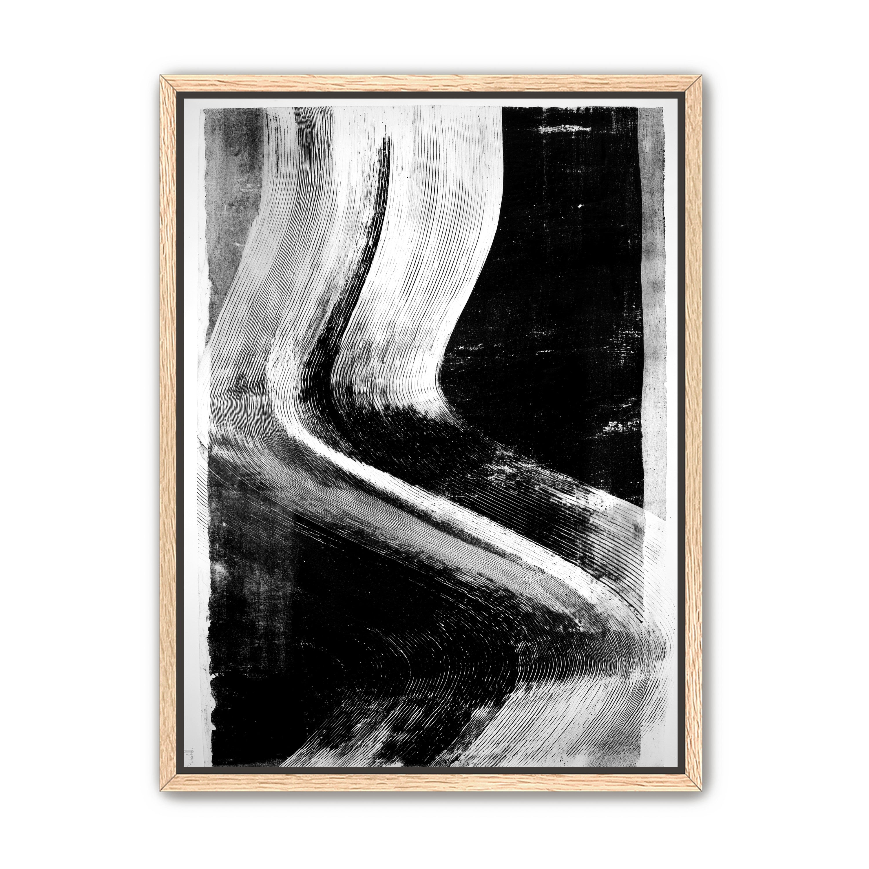 White sweep through black
