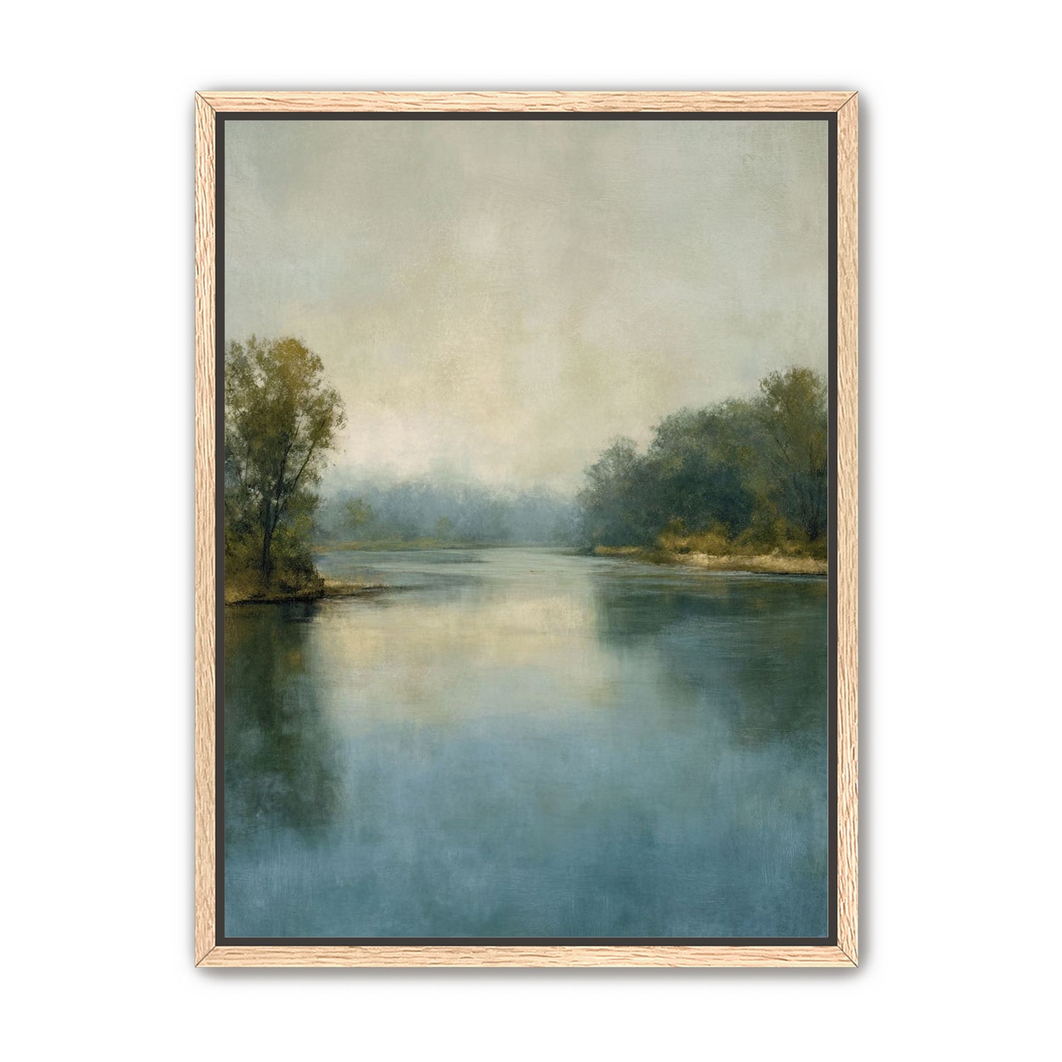 Misty bend in the river