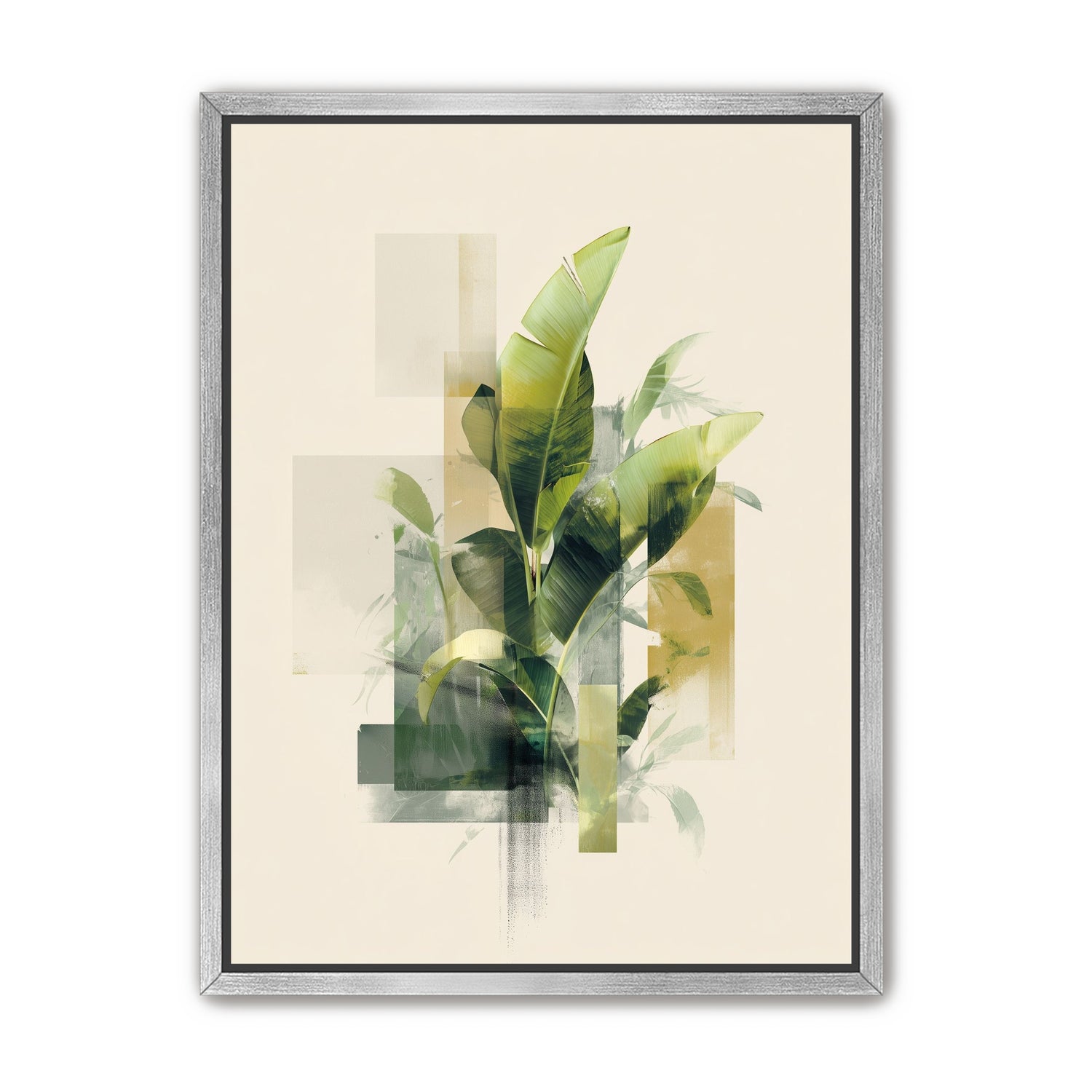 Leaves through quiet panels