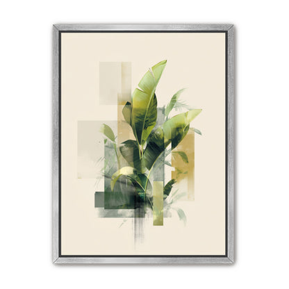 Leaves through quiet panels