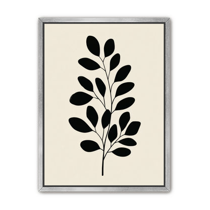 Plant Cutout on Cream