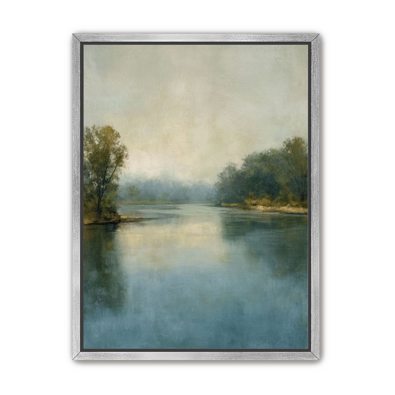 Misty bend in the river