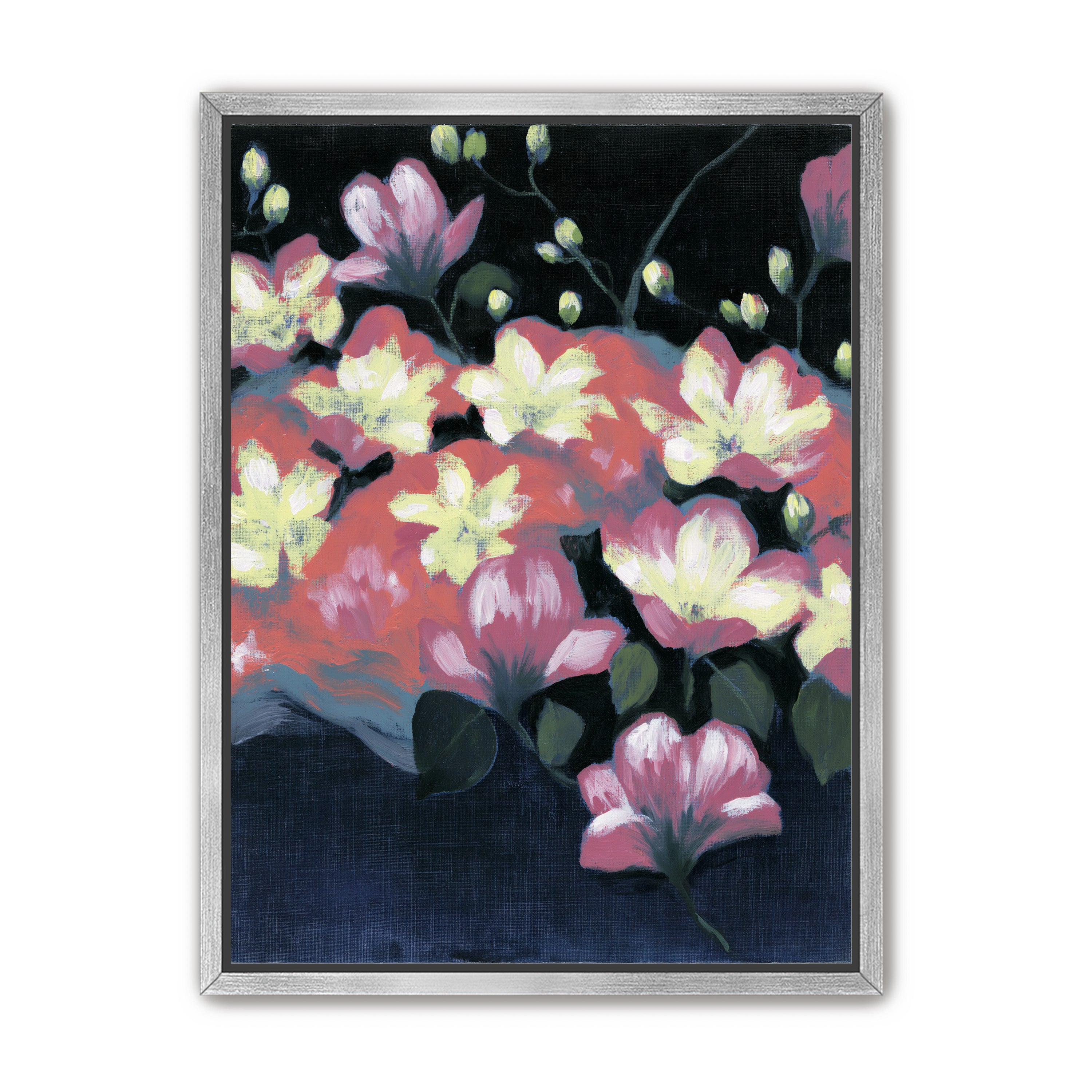 Flowers waking in the dark