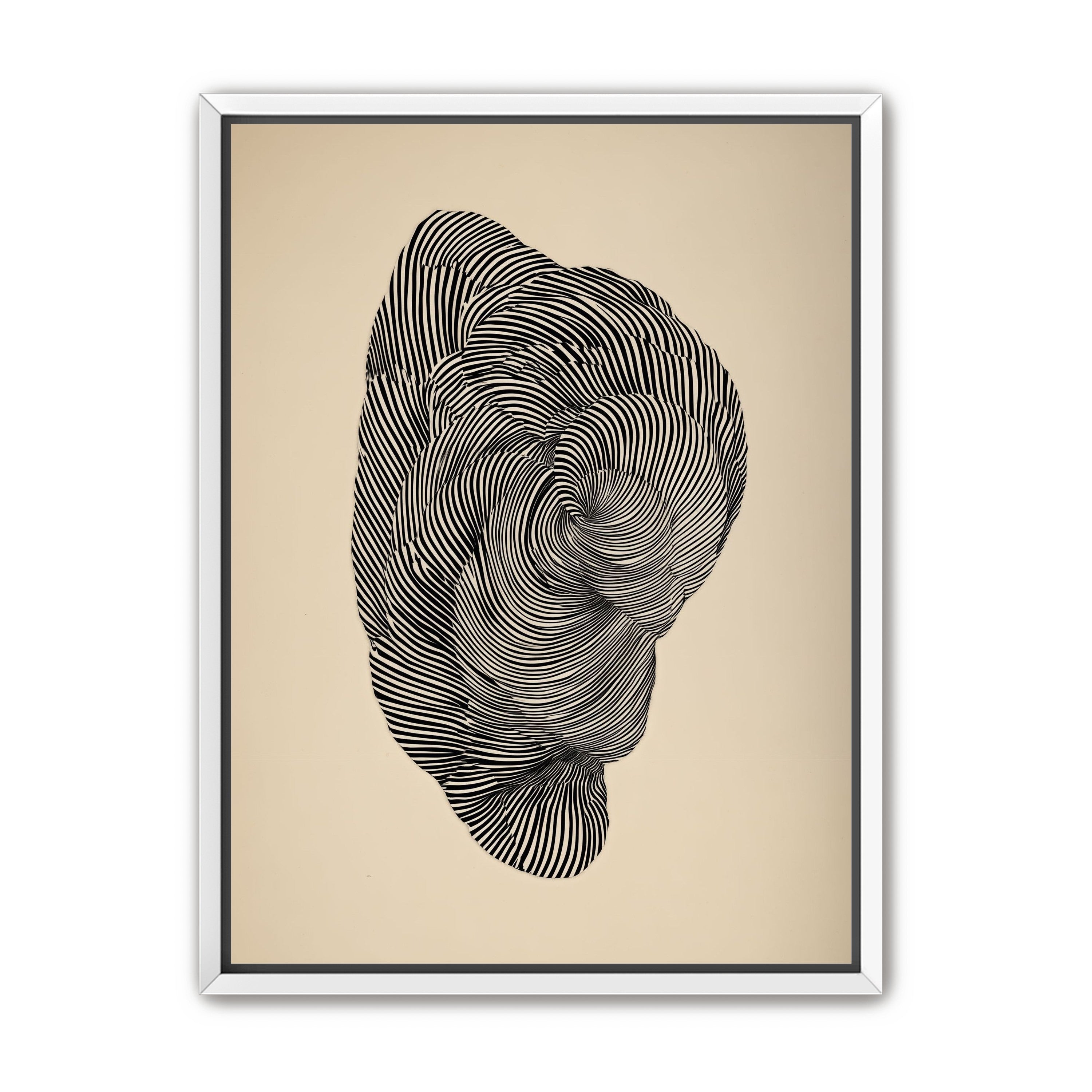 Vortex in a striped head