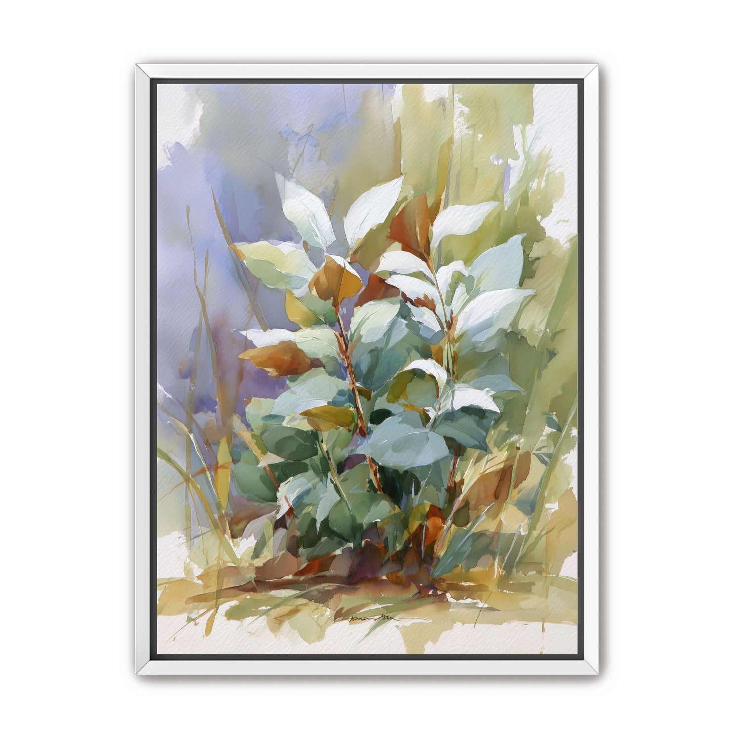 Layered Leaves in Soft Light
