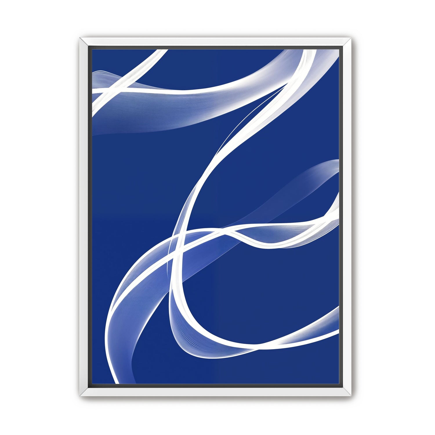 White Stroke on Blue 2