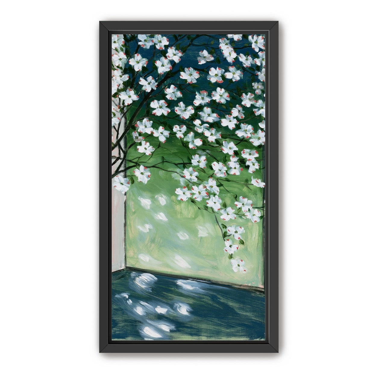 Blossoms at the windowpane
