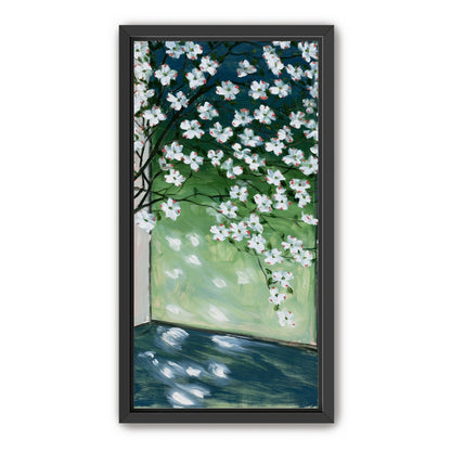 Blossoms at the windowpane