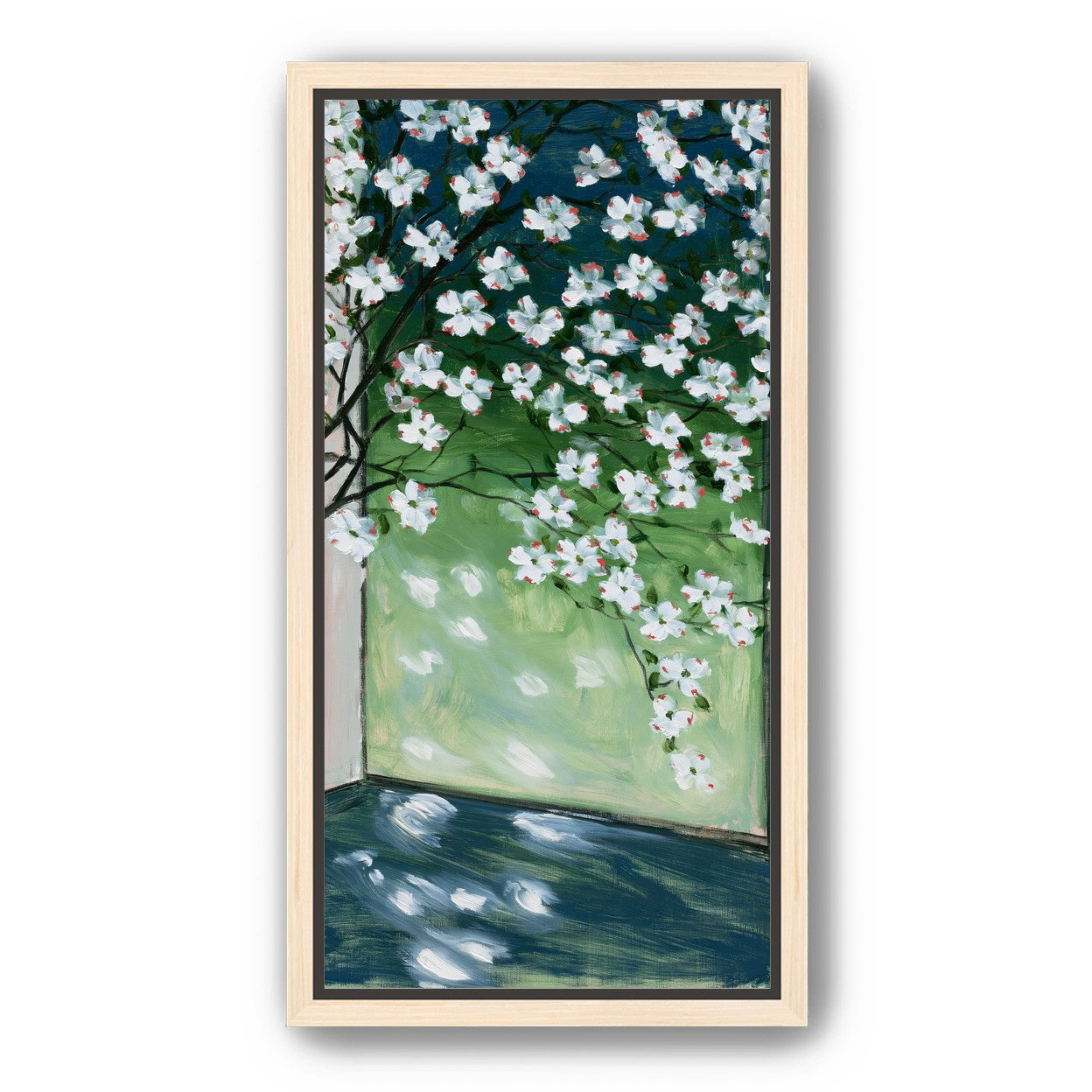 Blossoms at the windowpane
