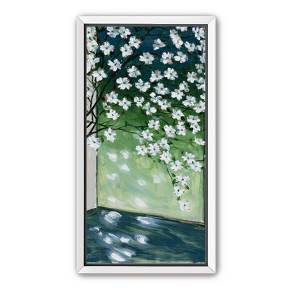 Blossoms at the windowpane