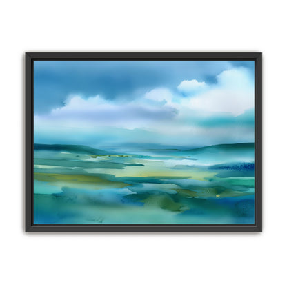 Teal Dissolving into Sky