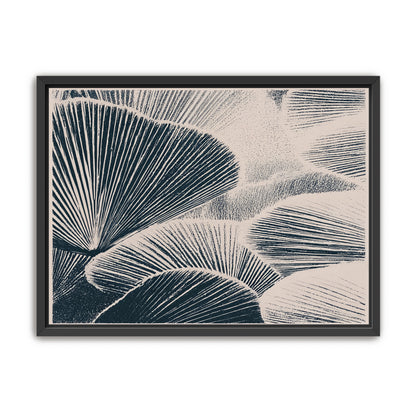 Ink shadows on palm fronds