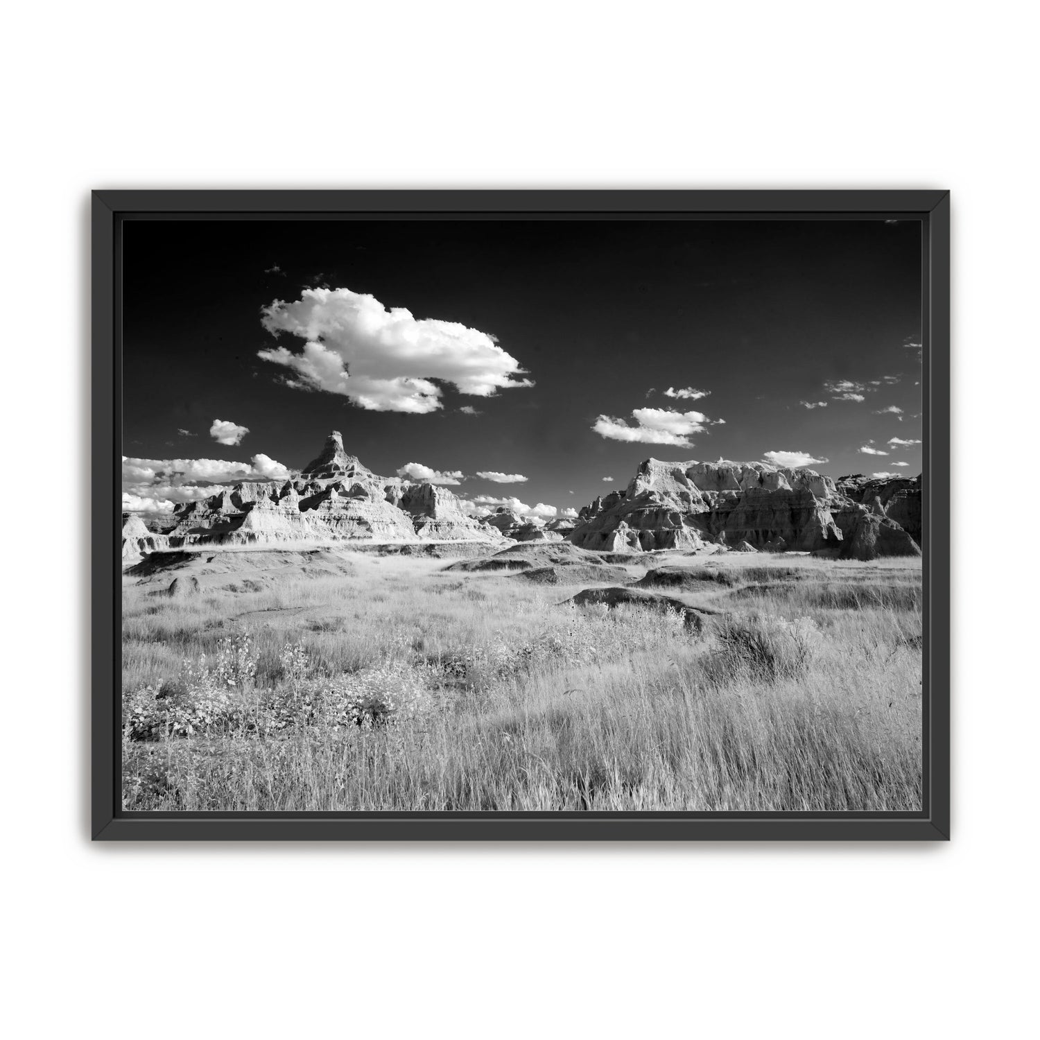 Badlands in Monochrome