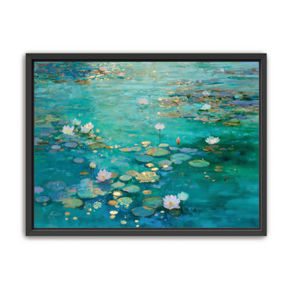 Quiet Gold on Blue Water