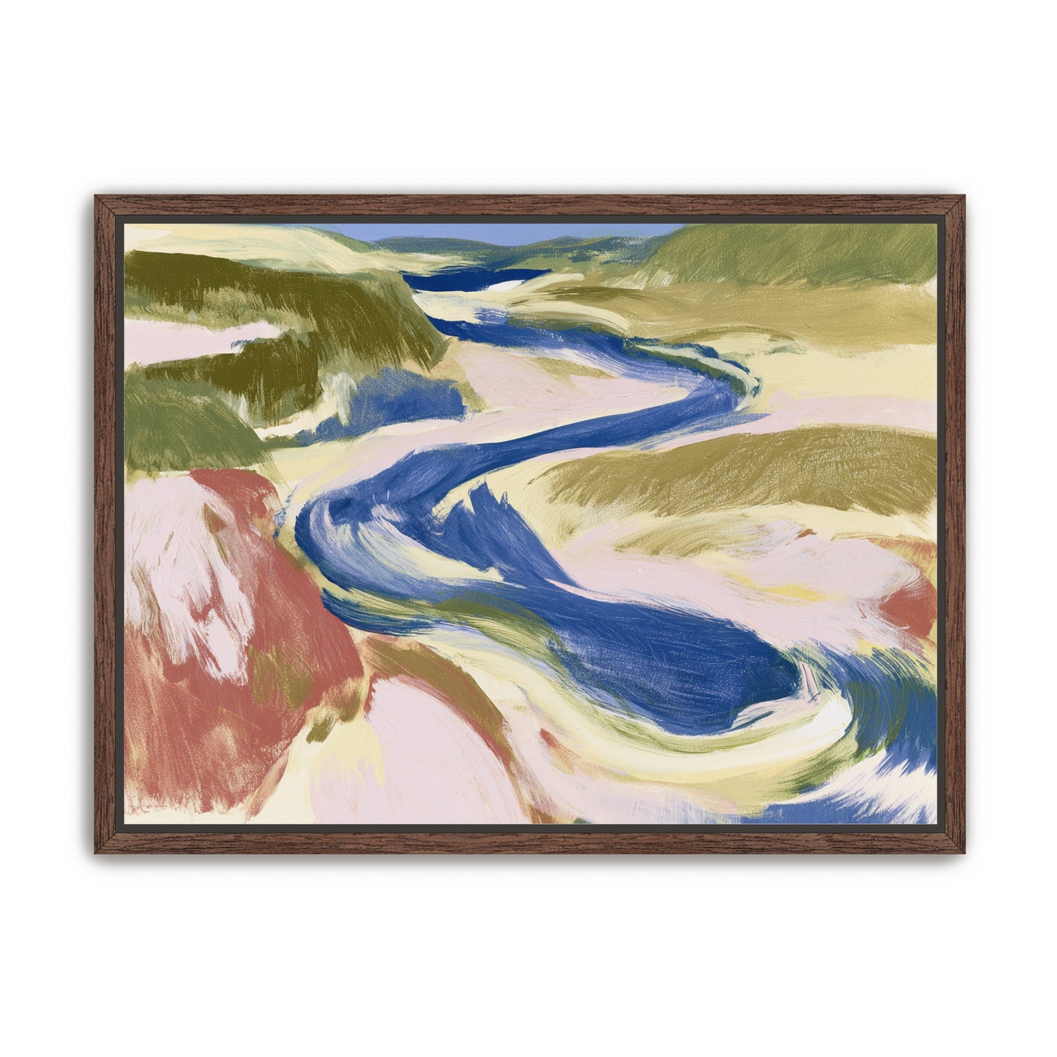 Blue bend through sandbars