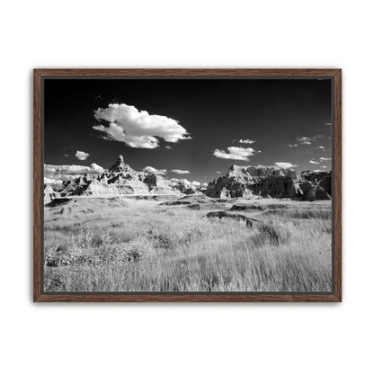 Badlands in Monochrome