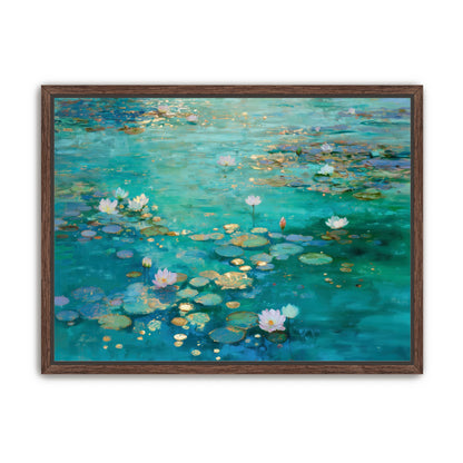 Quiet Gold on Blue Water