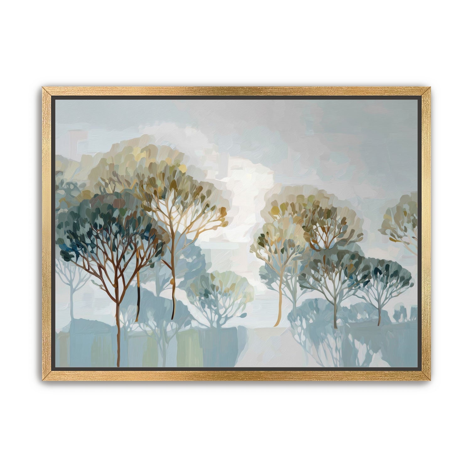 Tree Canopies in Soft Rows