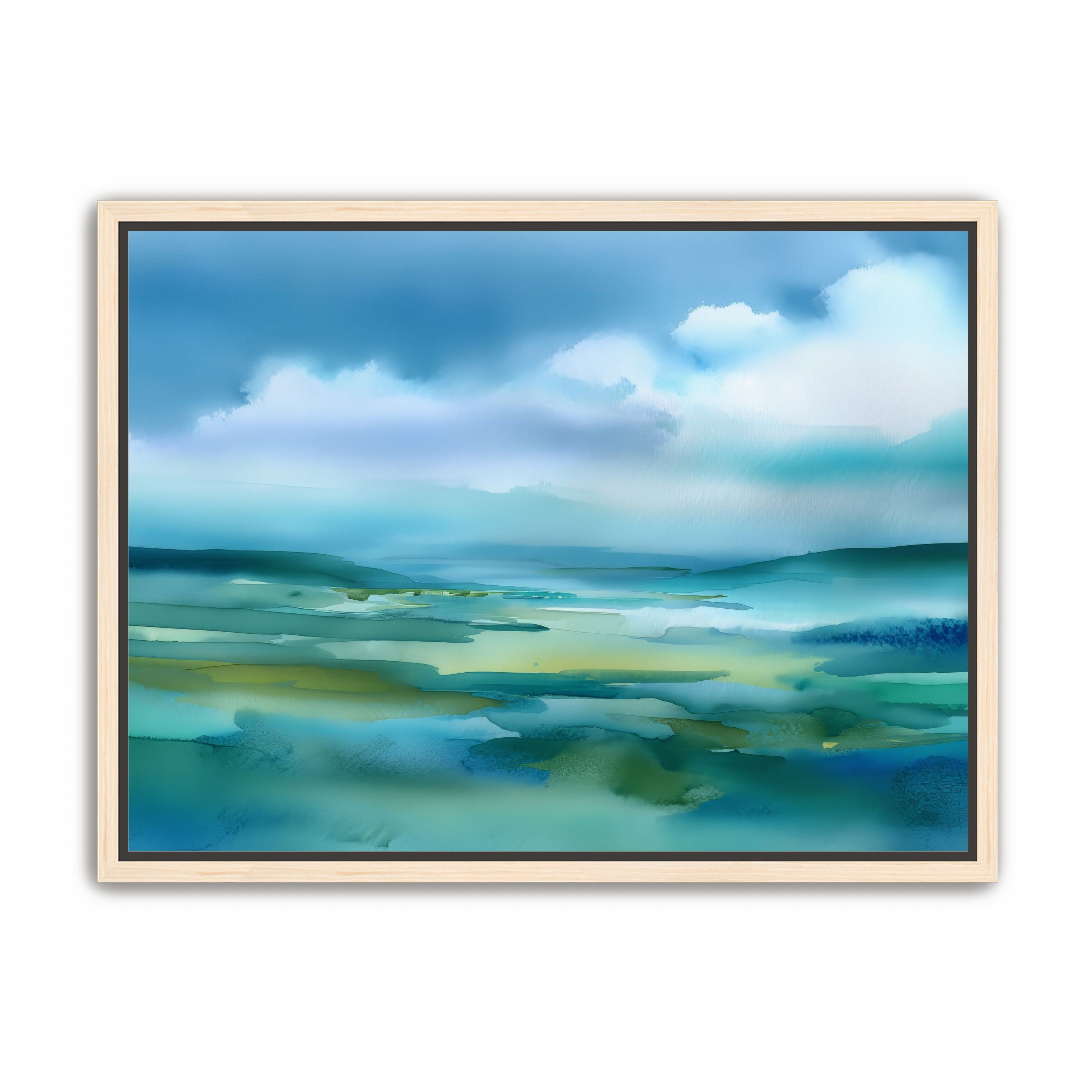 Teal Dissolving into Sky