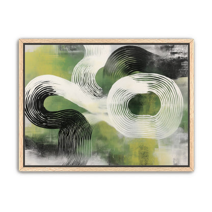 White arcs across green field